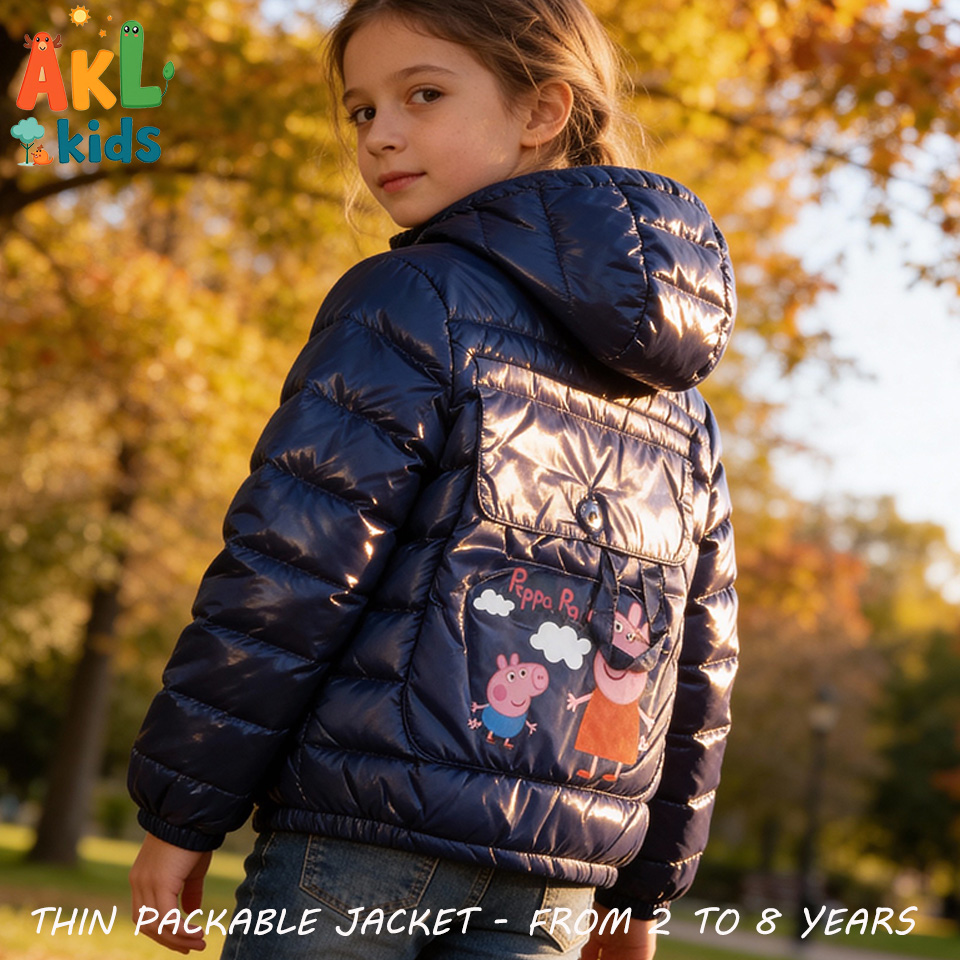 Packable Jacket Peppa Pig - Dark Purple