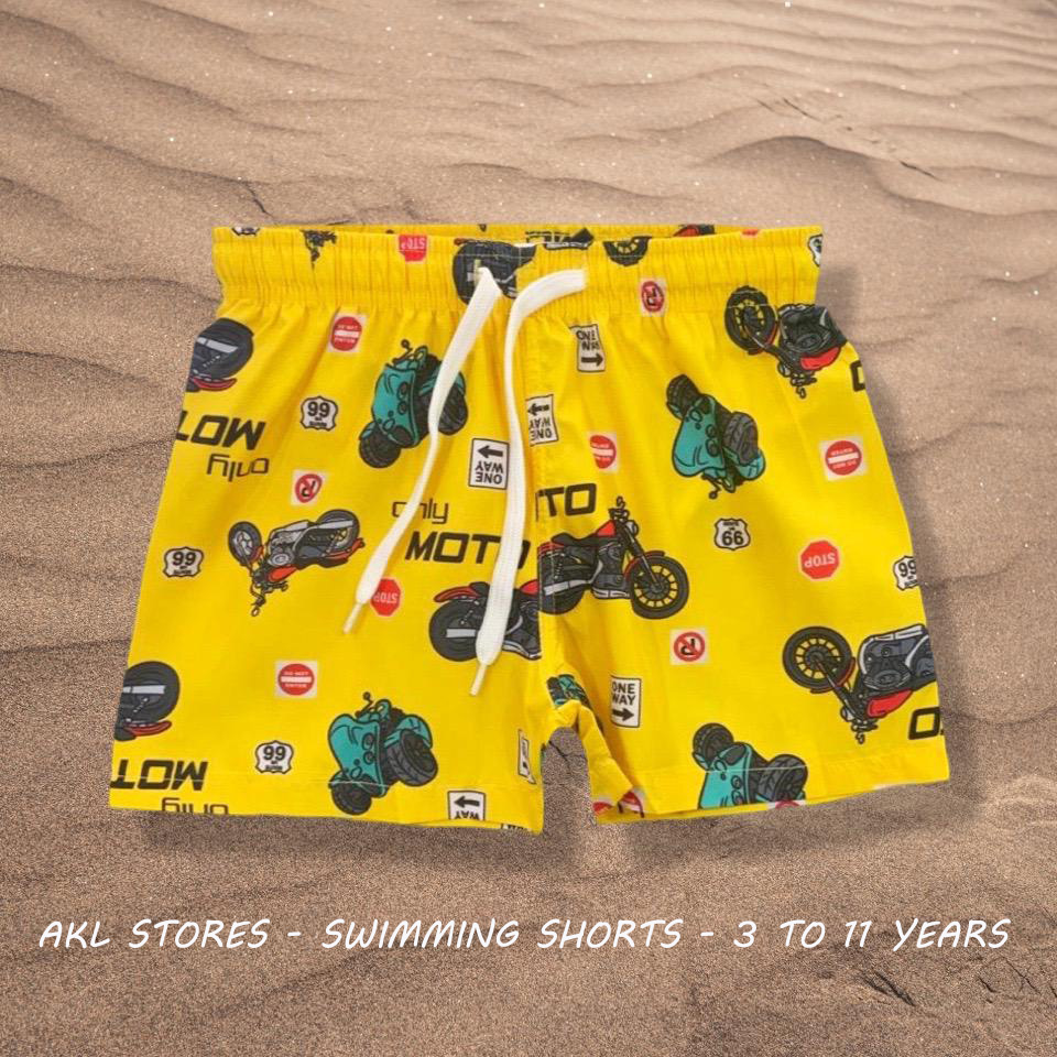 Swimming Shorts - Yellow moto