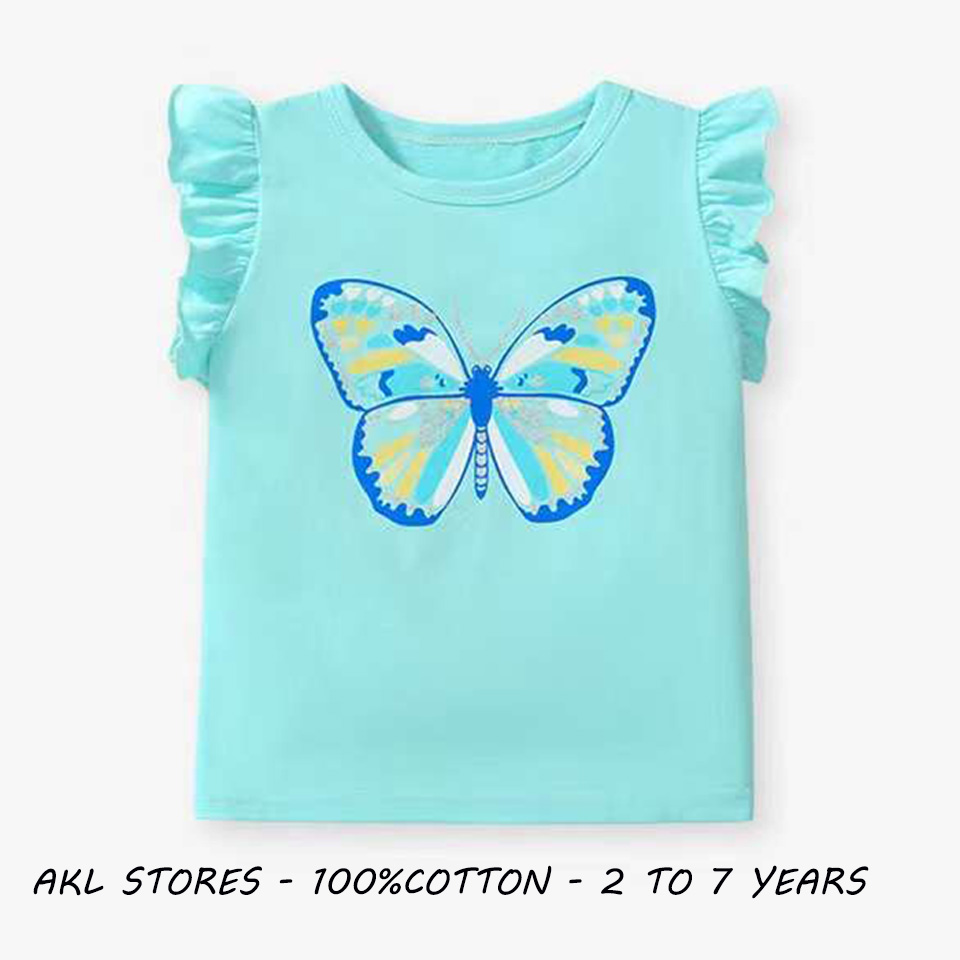 Girl's T-shirt Butterfly