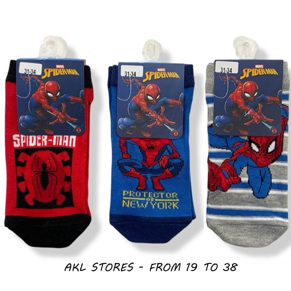 Short Socks Spiderman