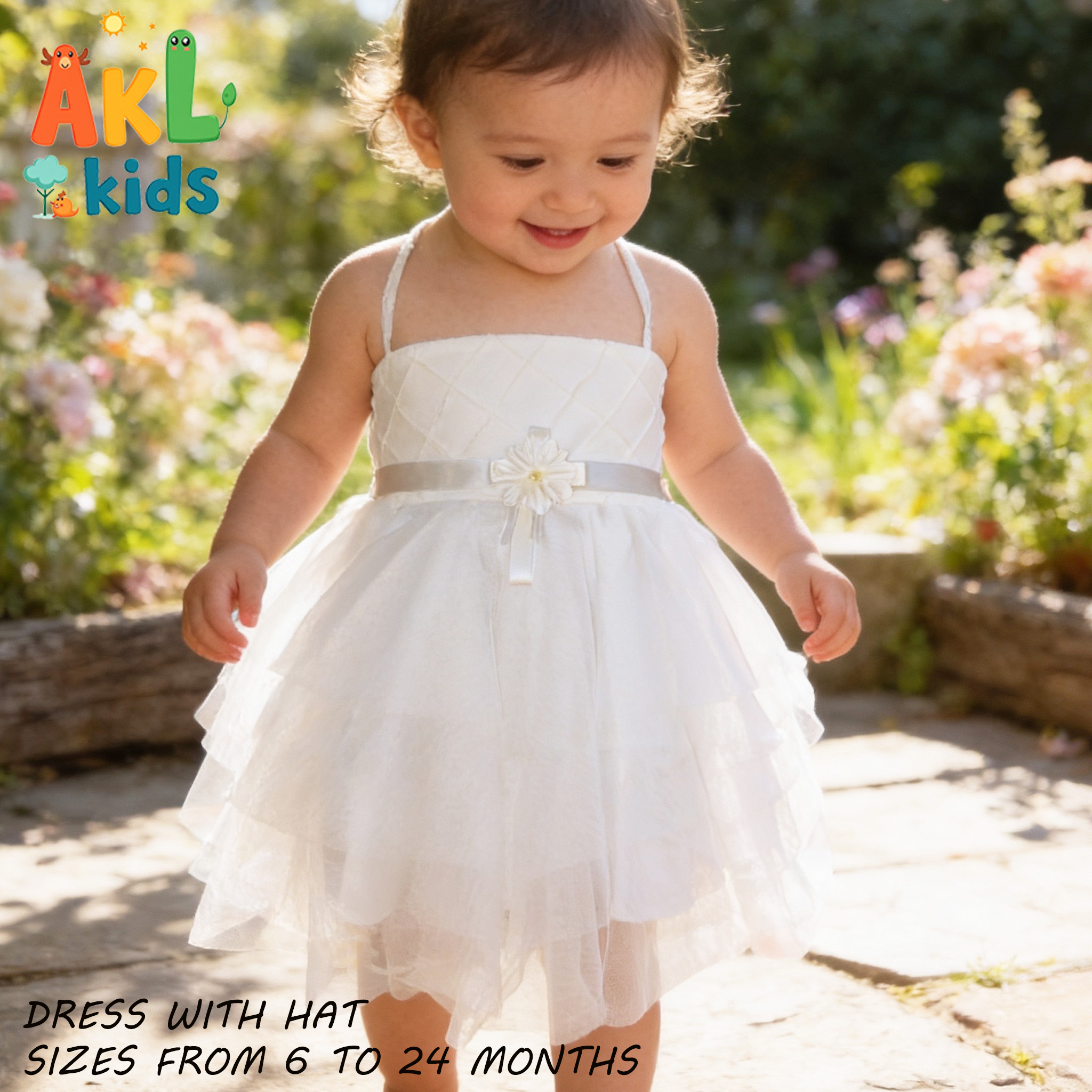 White Baptism Dress