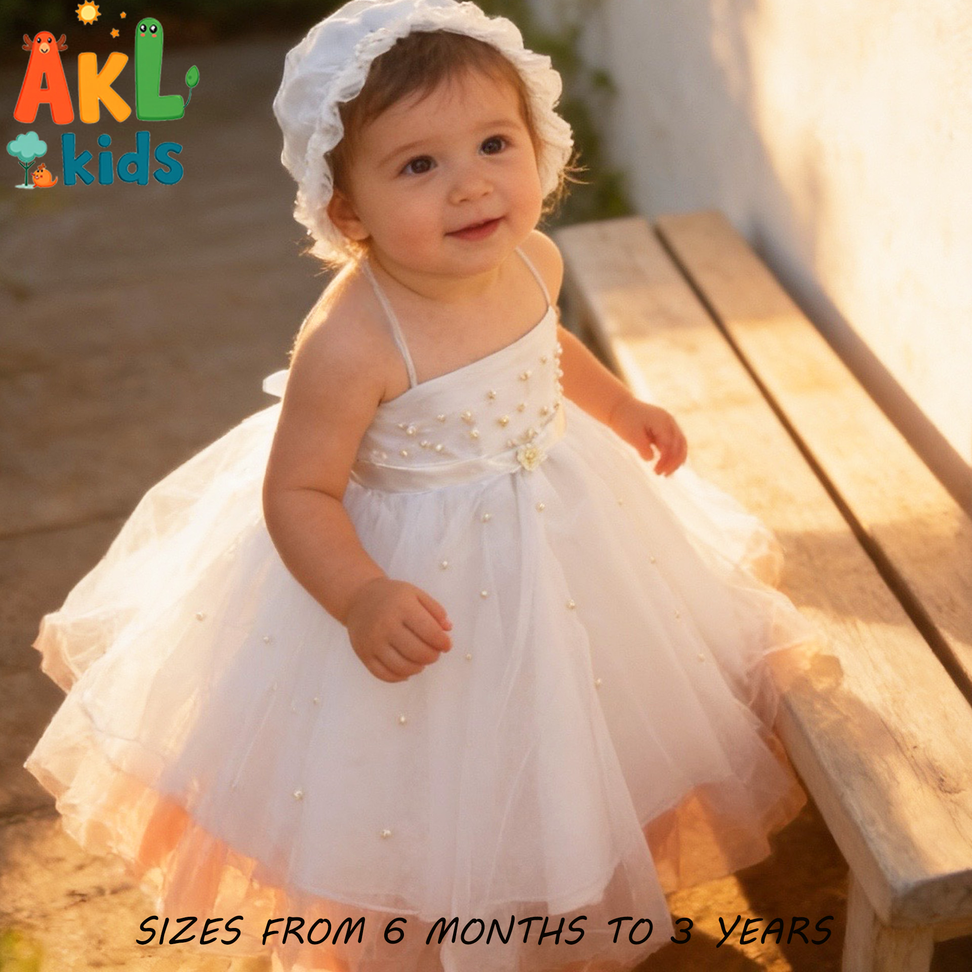 White Baptism Dress