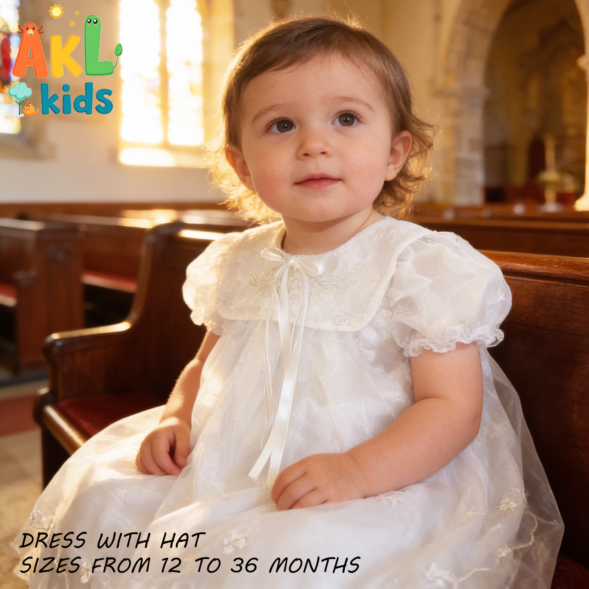 White Baptism Dress