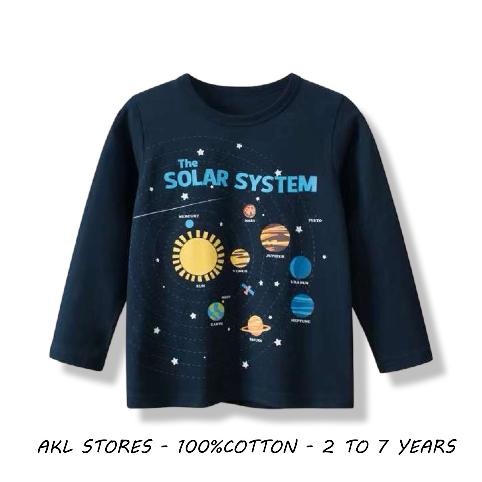 Cotton T-shirt Solar System