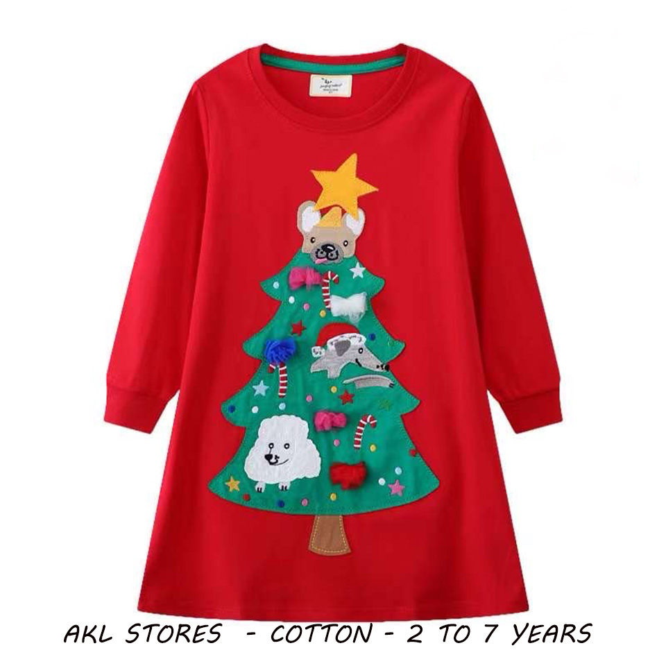 Cotton Dress Christmas