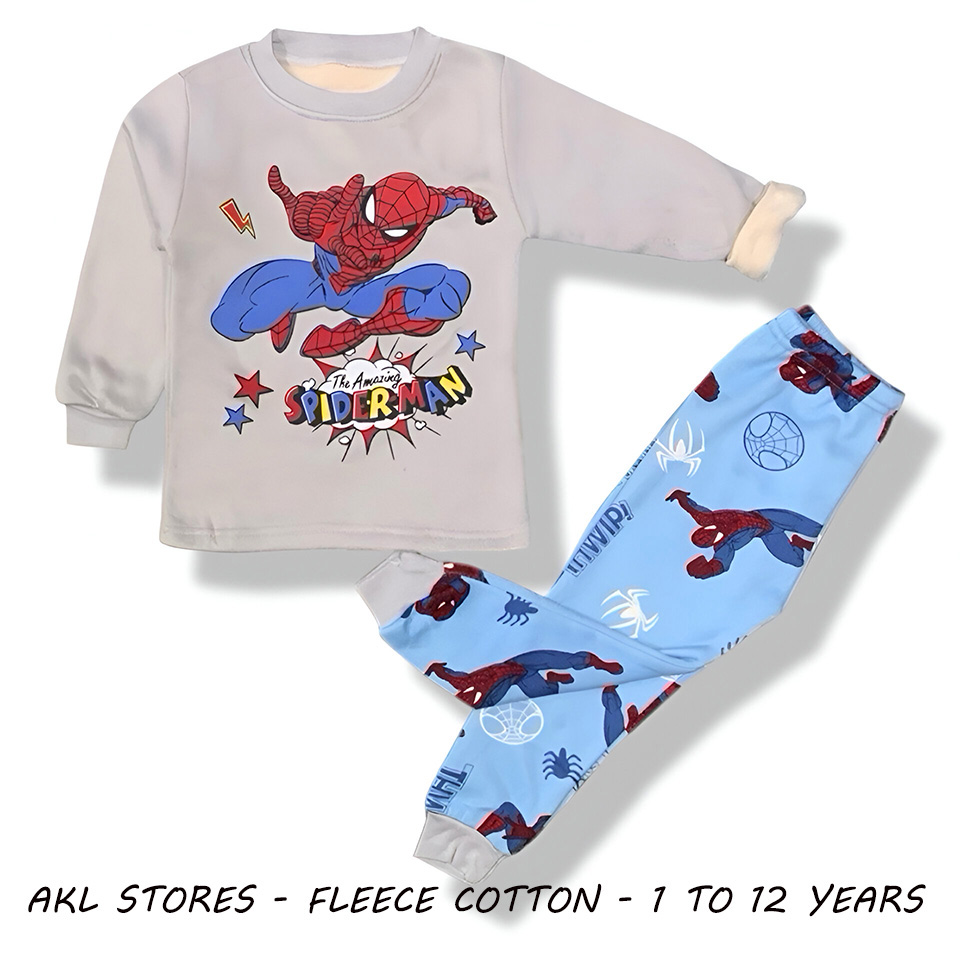 Fleece Cotton Pjs Spider