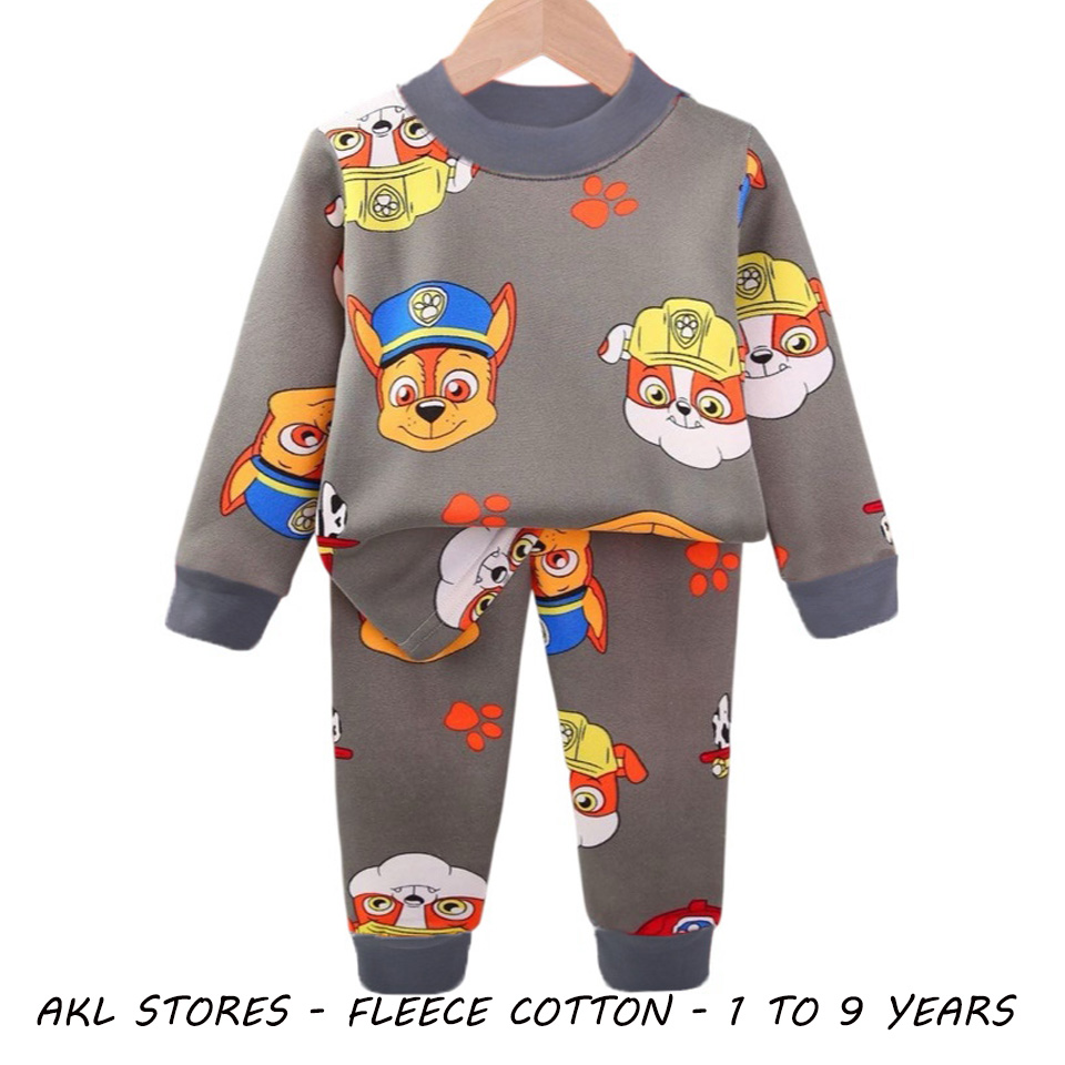 Fleece Cotton Pjs Paw