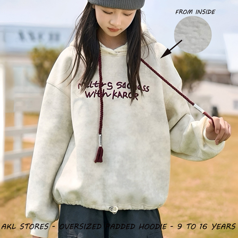 Padded hoodie