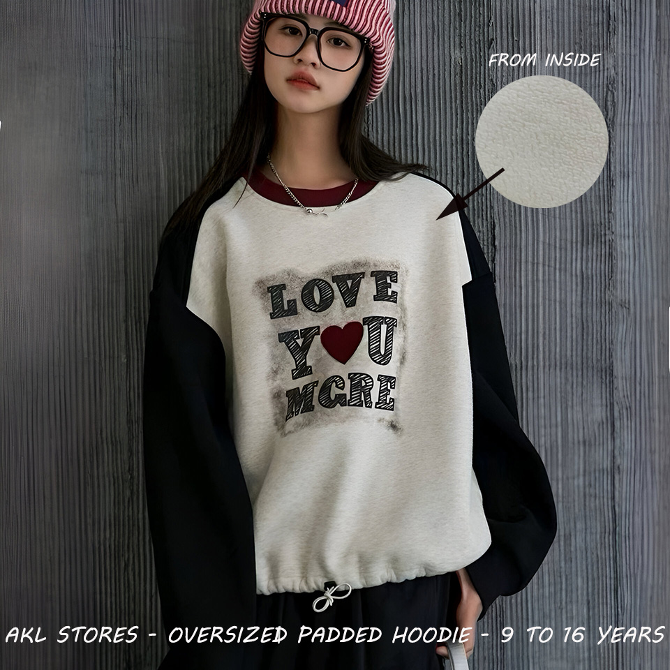 Padded hoodie