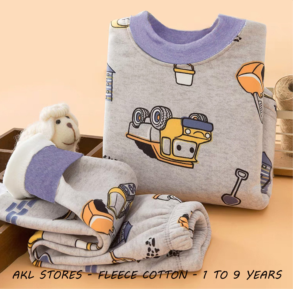 Fleece Cotton Pjs Truck