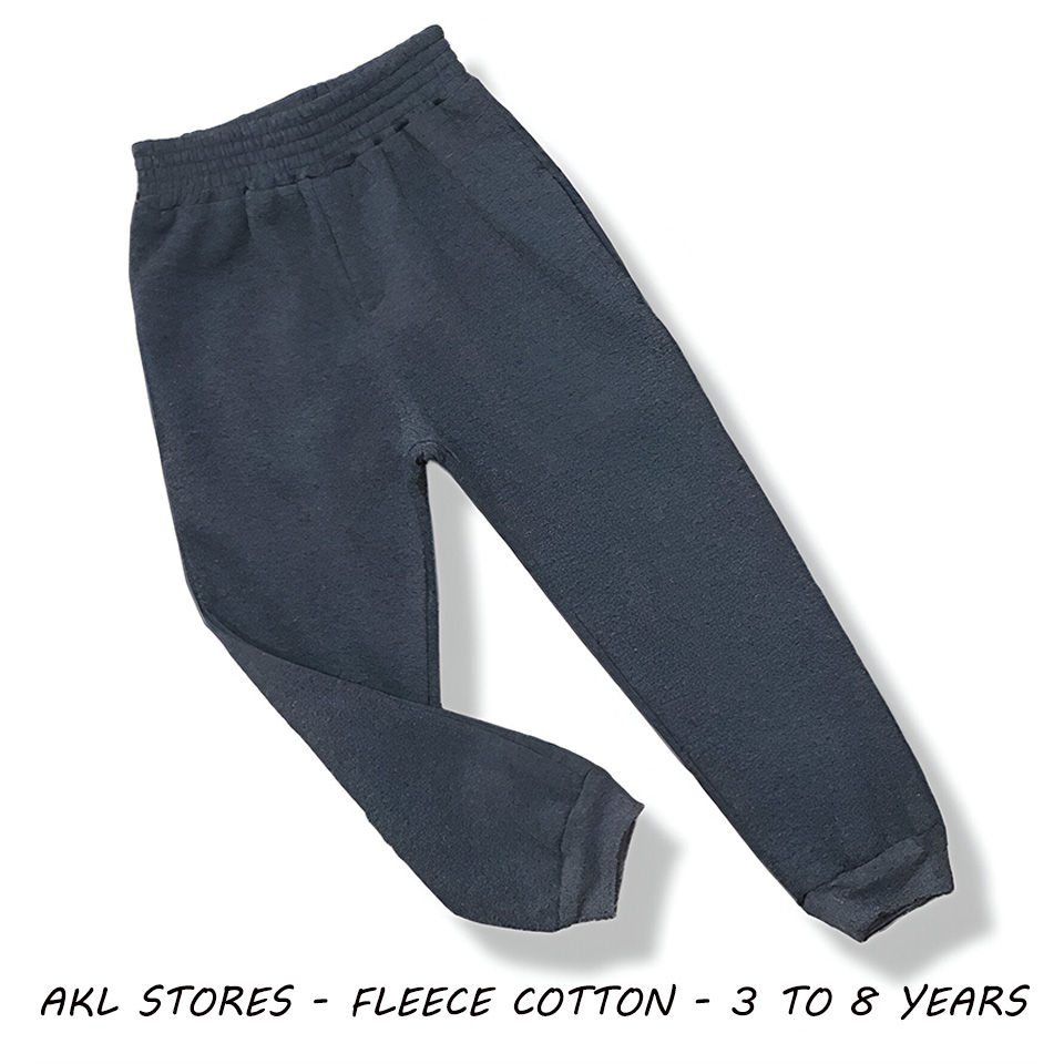 Fleece Cotton Pant - Gray