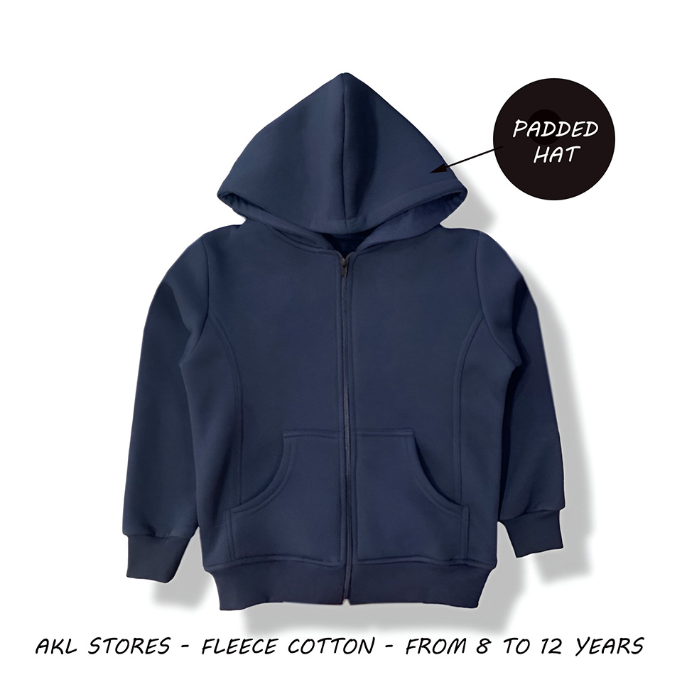 Fleece navy hoodies