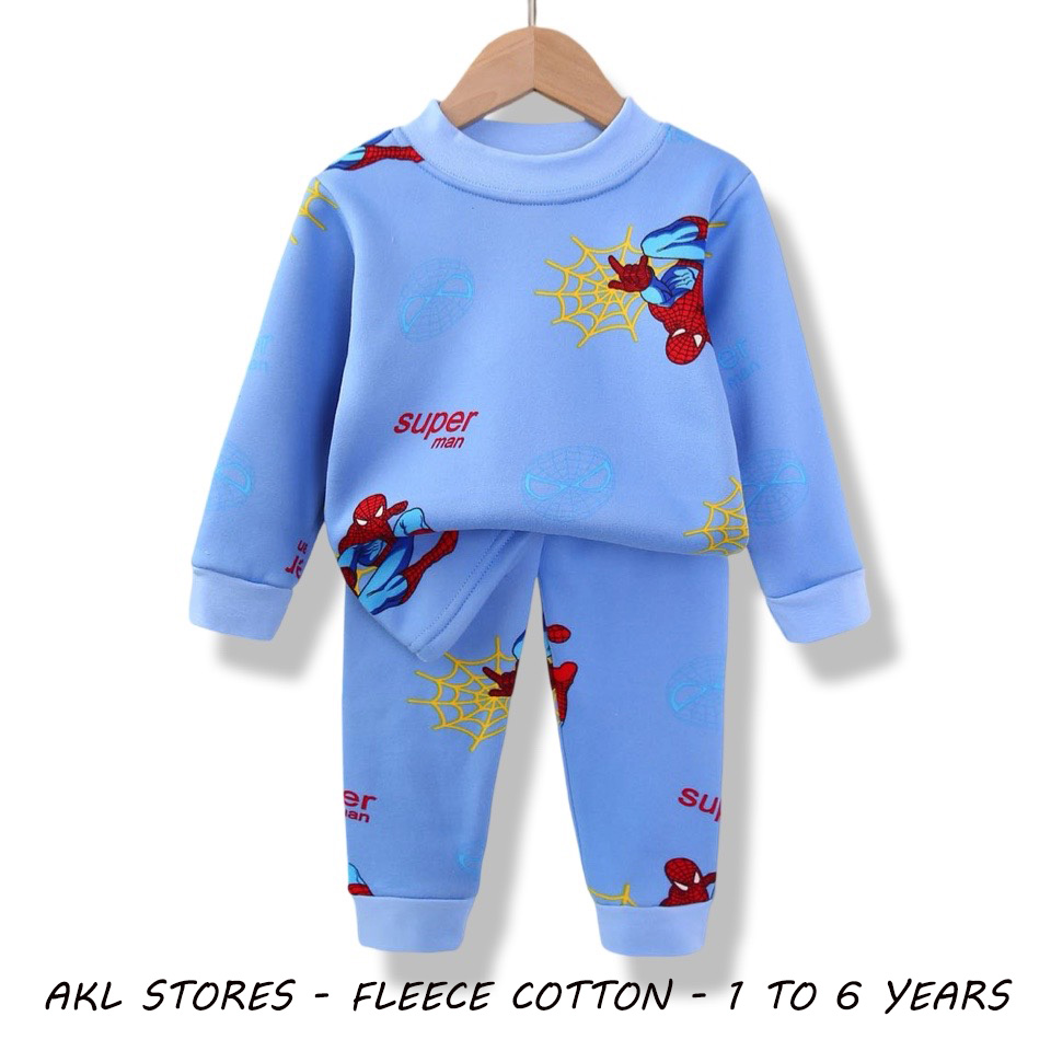 Fleece Cotton Pjs Spider