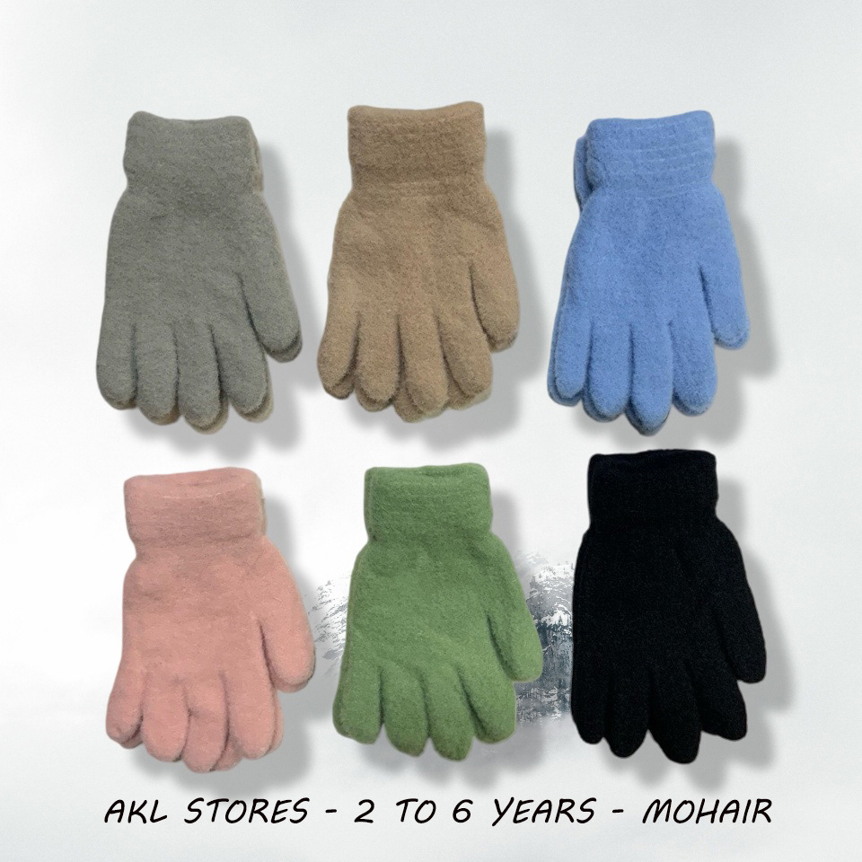 Mohair Gloves - 2 to 6 years
