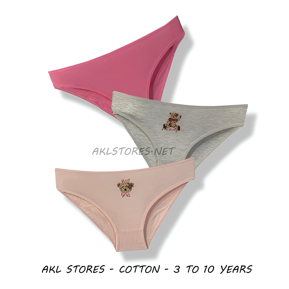 Girl Briefs pack of 3