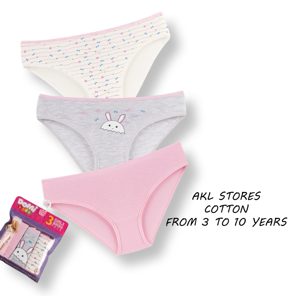 Girl Briefs pack of 3