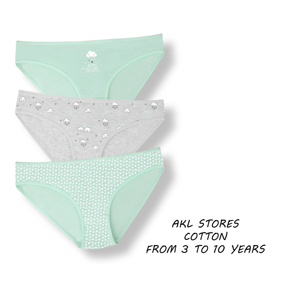 Girl Briefs pack of 3