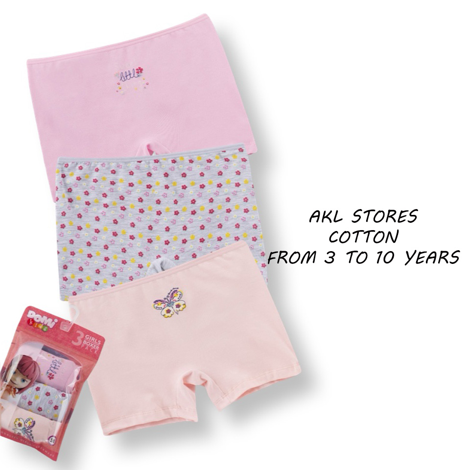 Girl’s Boxer Pack of 3