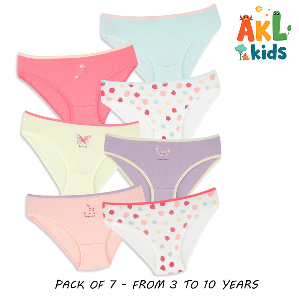 Girl Briefs pack of 7