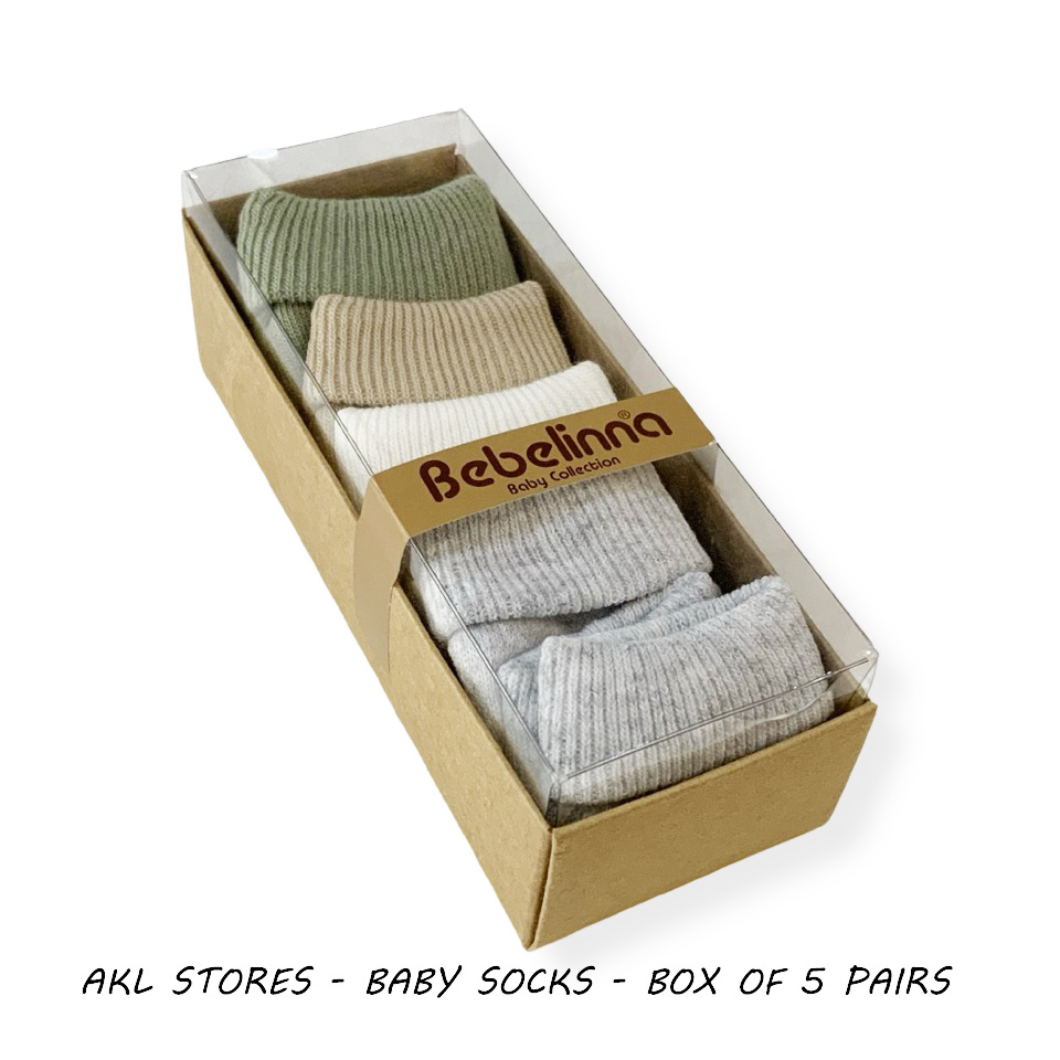 Baby Socks - Box of  5 pairs