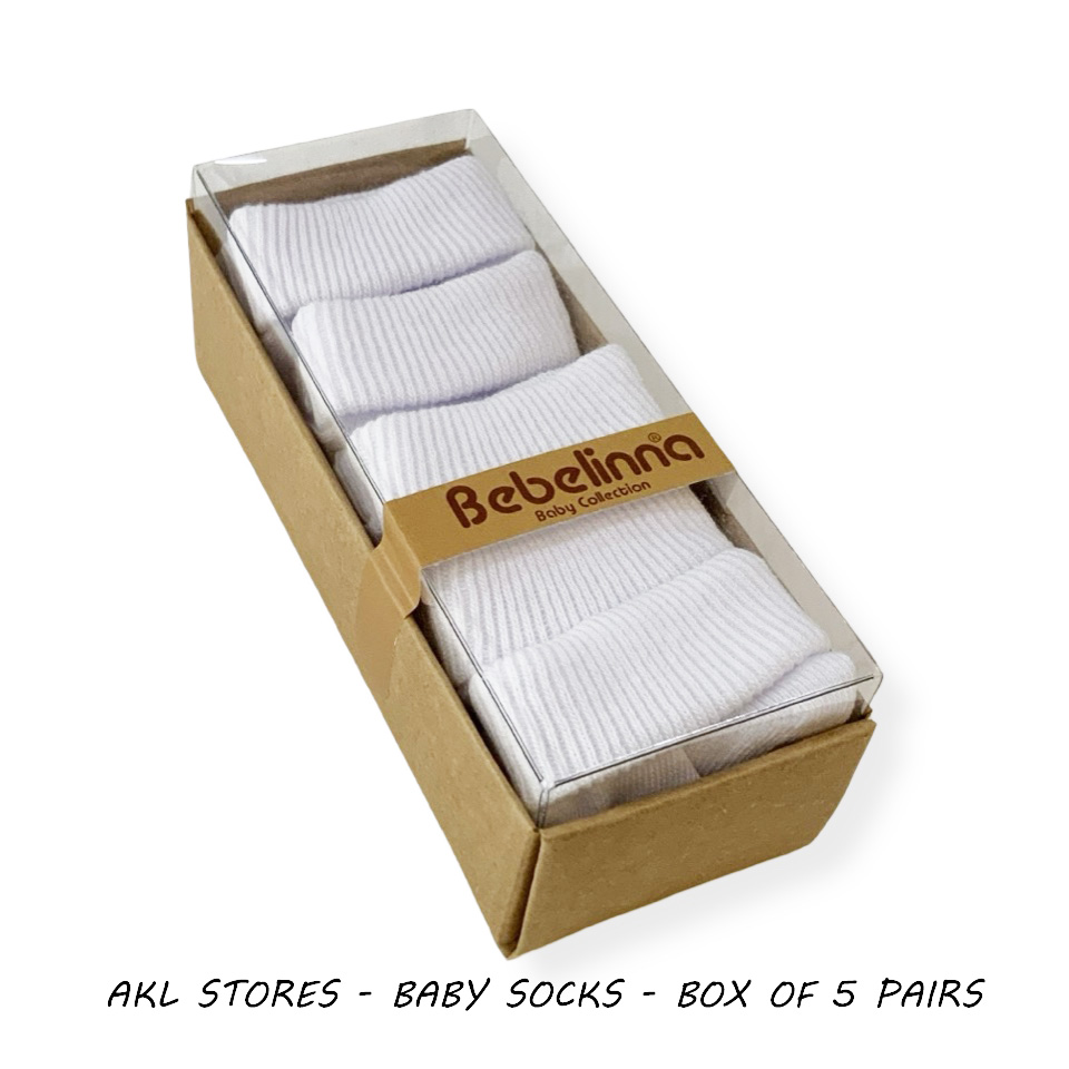 Baby Socks - Box of  5 pairs