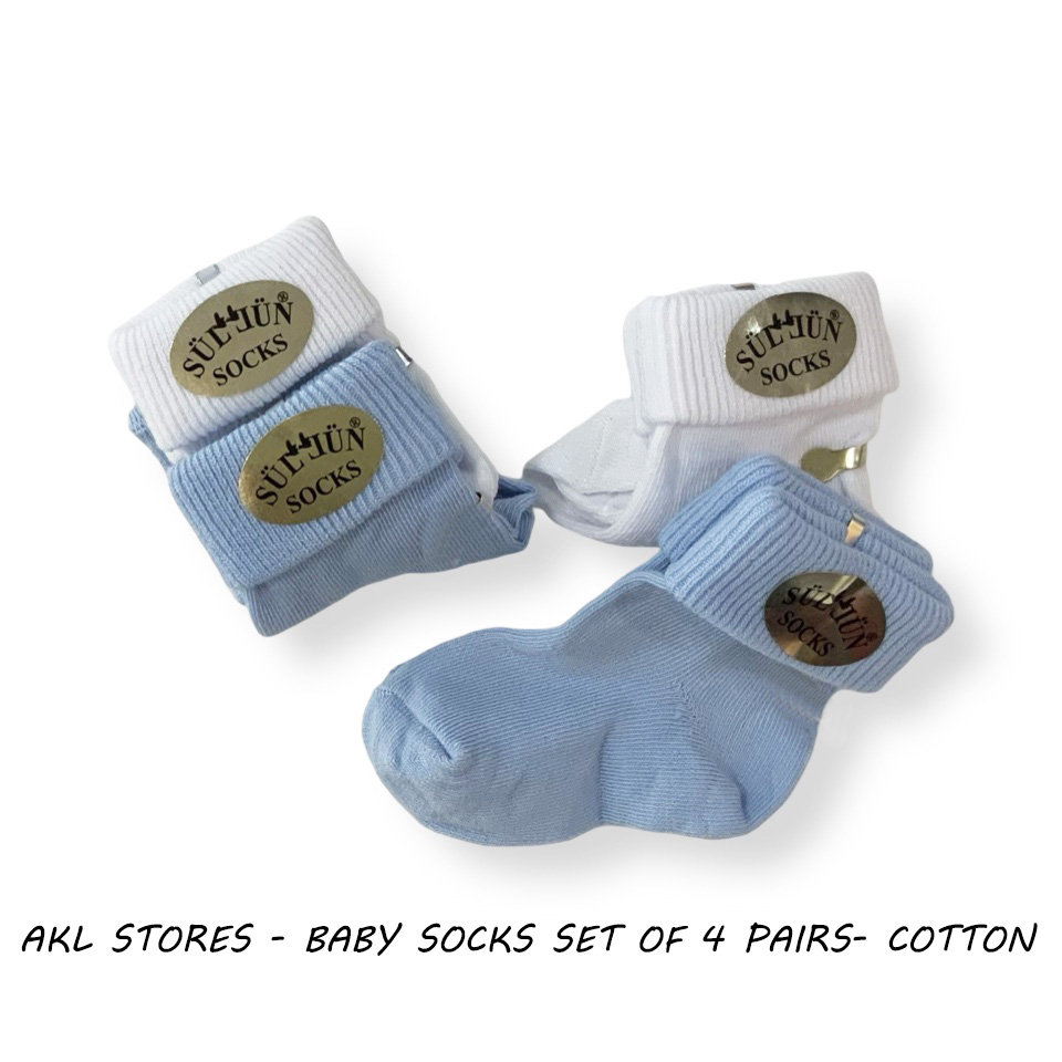 Baby Socks - Set of  4 Pairs