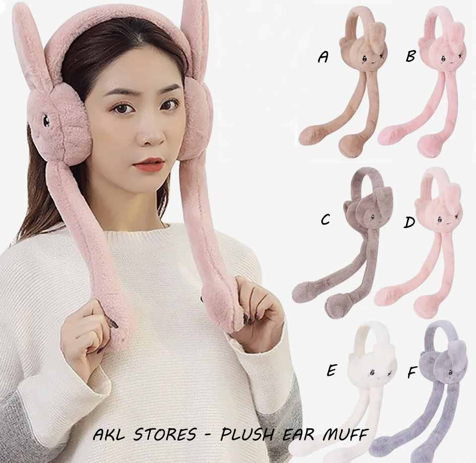 Furry  Ear Muffs with adjustable ears