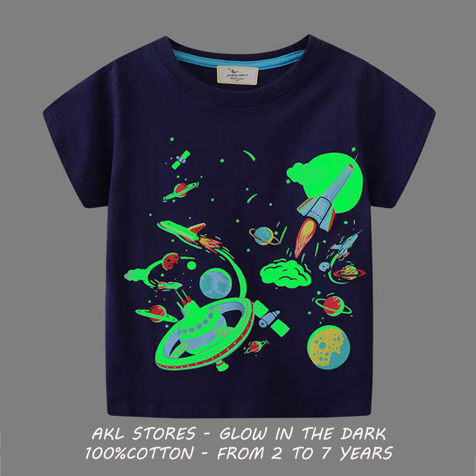 Cotton T-shirt - Glow in the dark