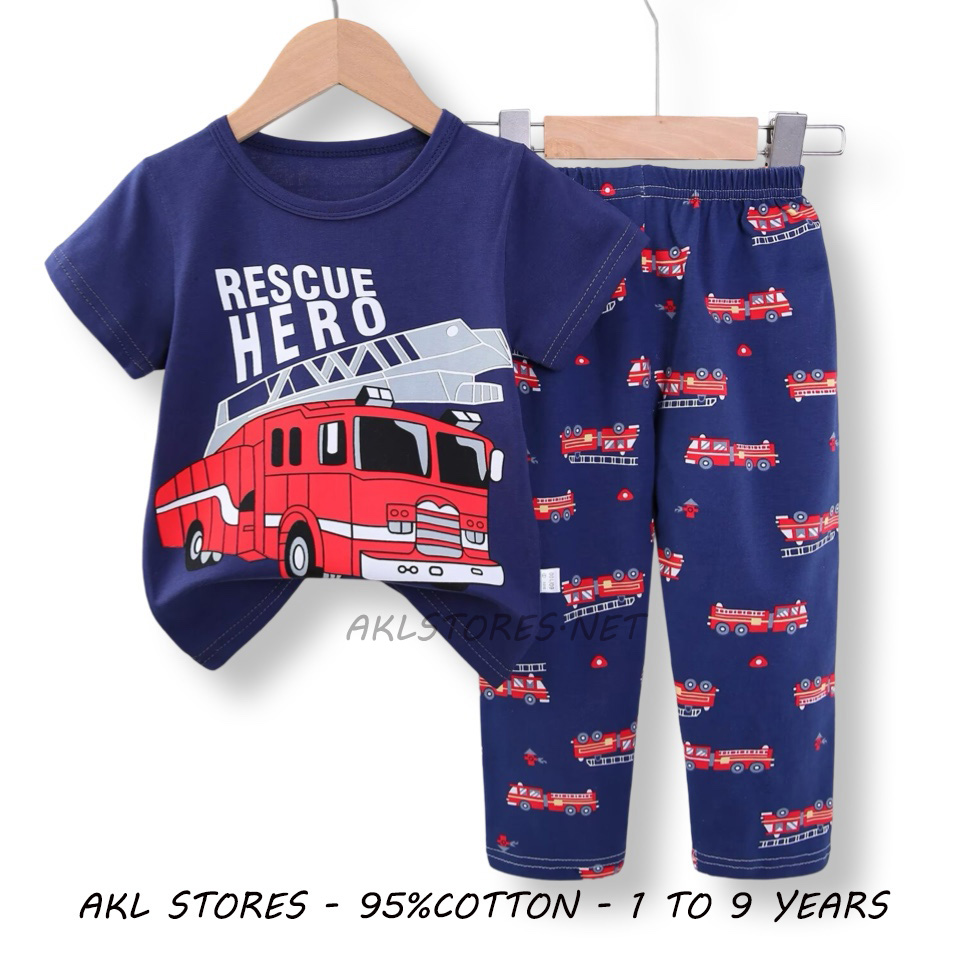 Boy Pajama Rescue Hero