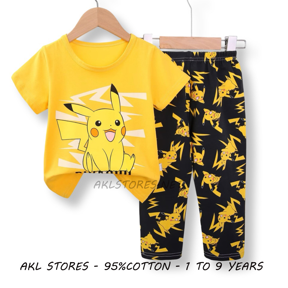 Boy Pajama Pikachu