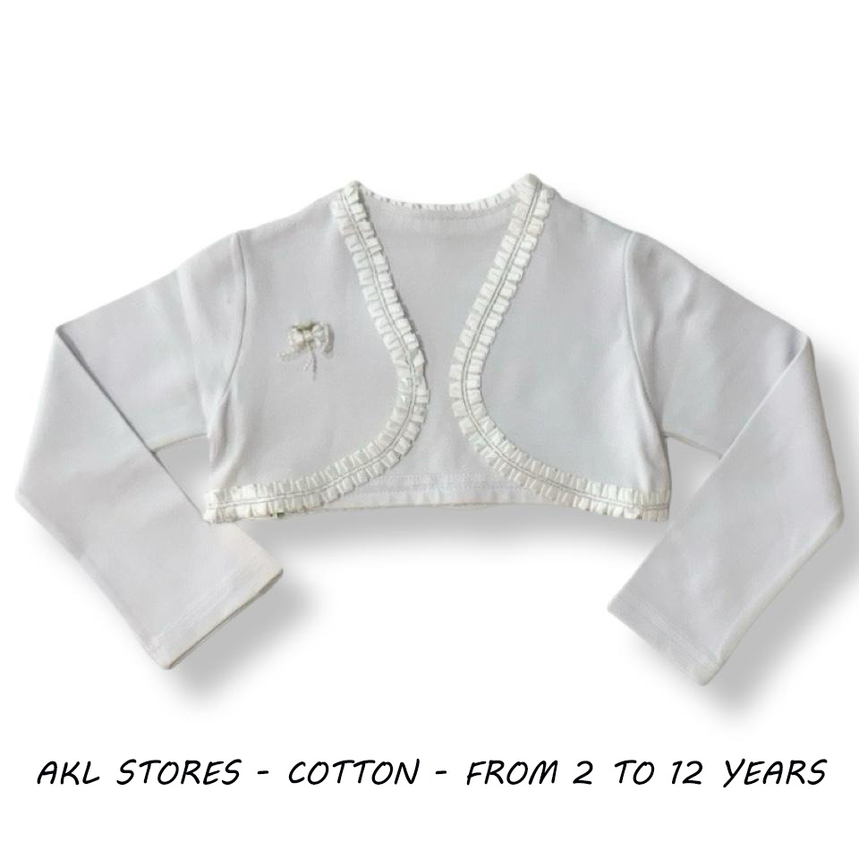 Cotton Bolero- White