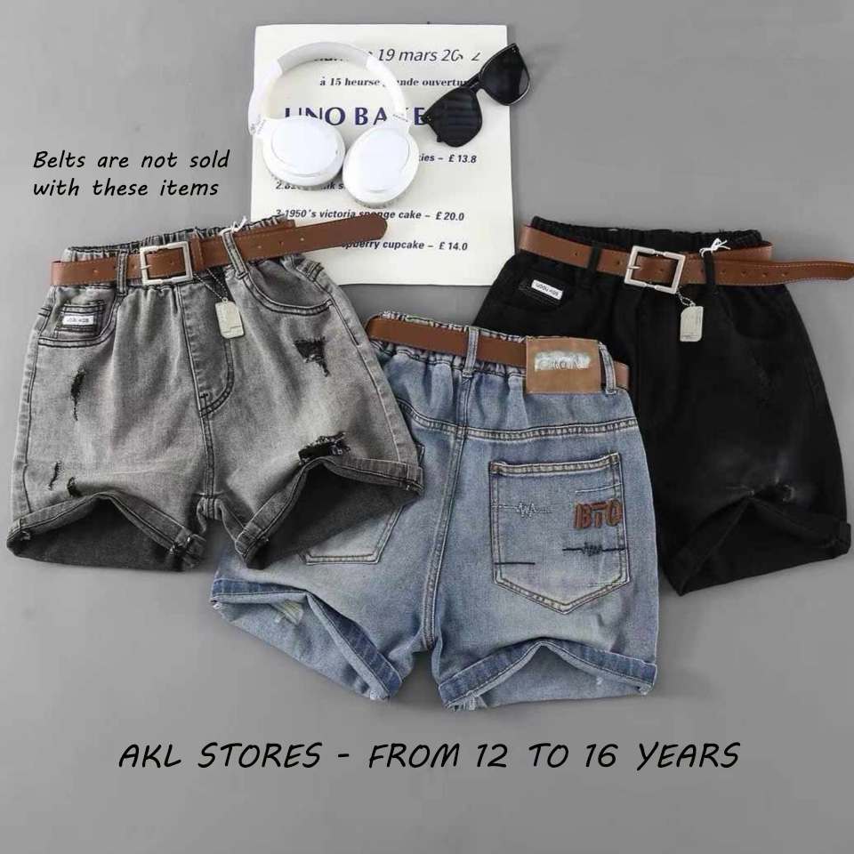 Lycra Jeans Shorts