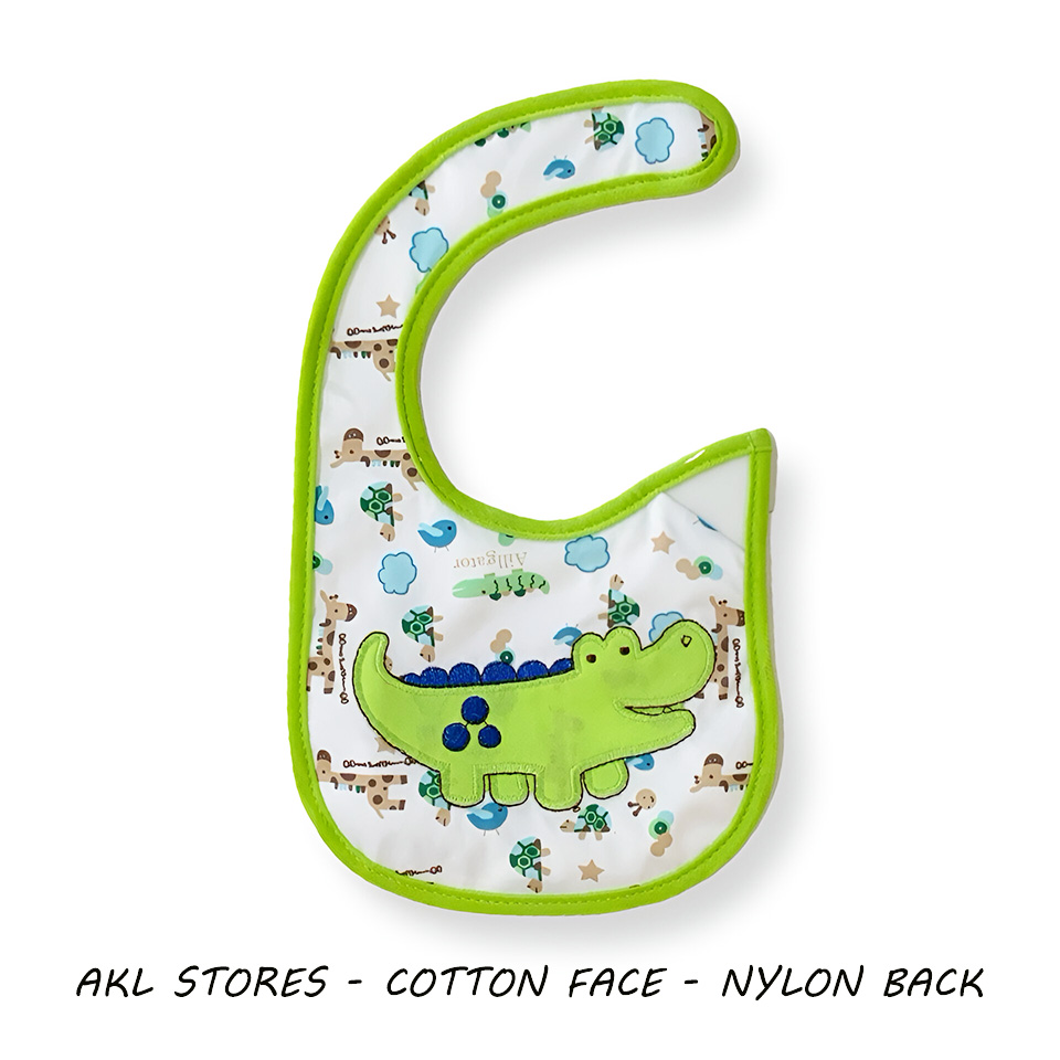 Baby Boy Bib Croco
