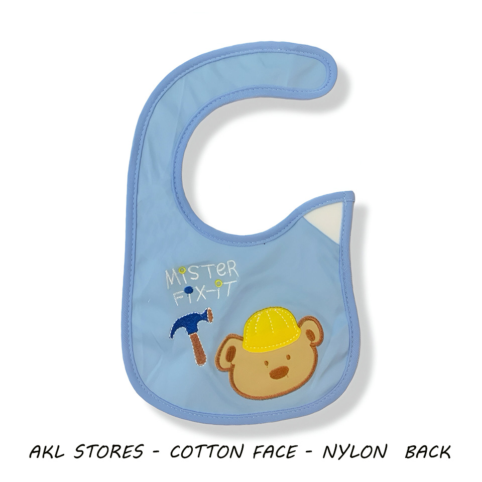 Baby Boy Bib Bear
