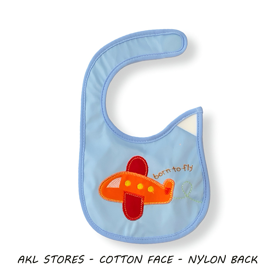 Baby Boy Bib Born to Fly