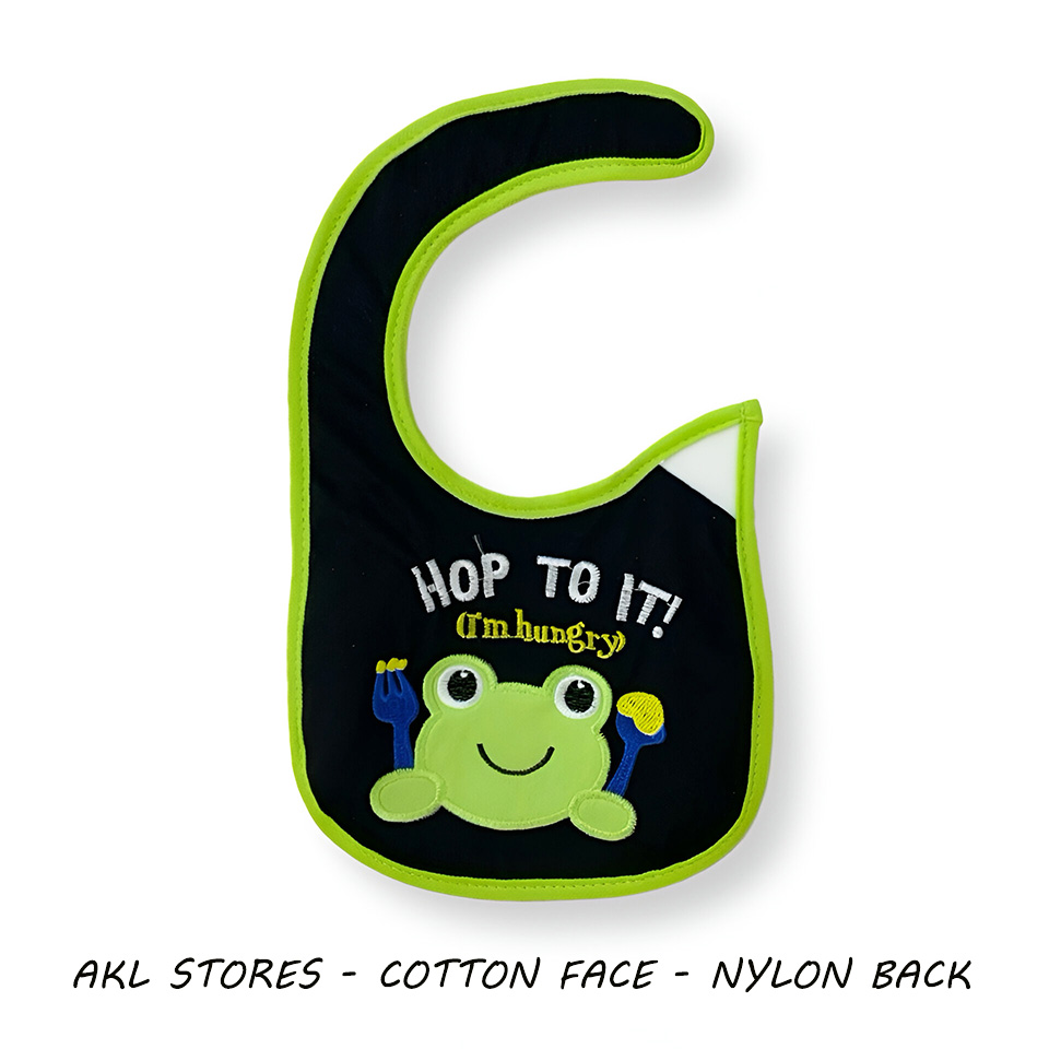 Baby Boy Bib Frog