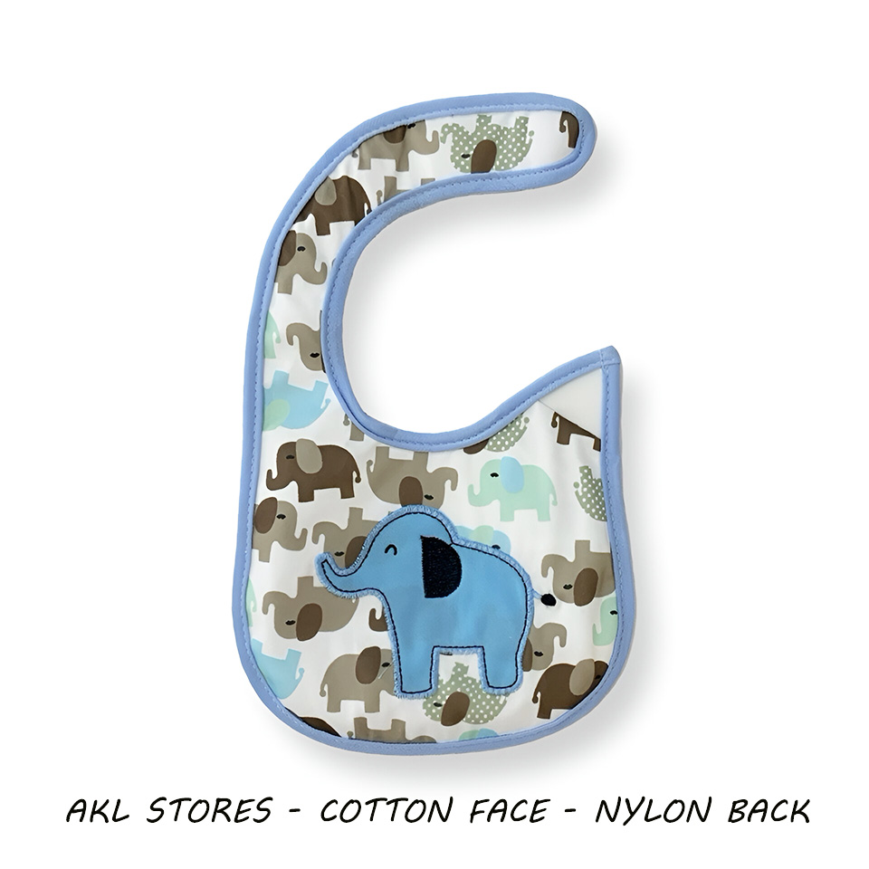 Baby Boy Bib Elephant