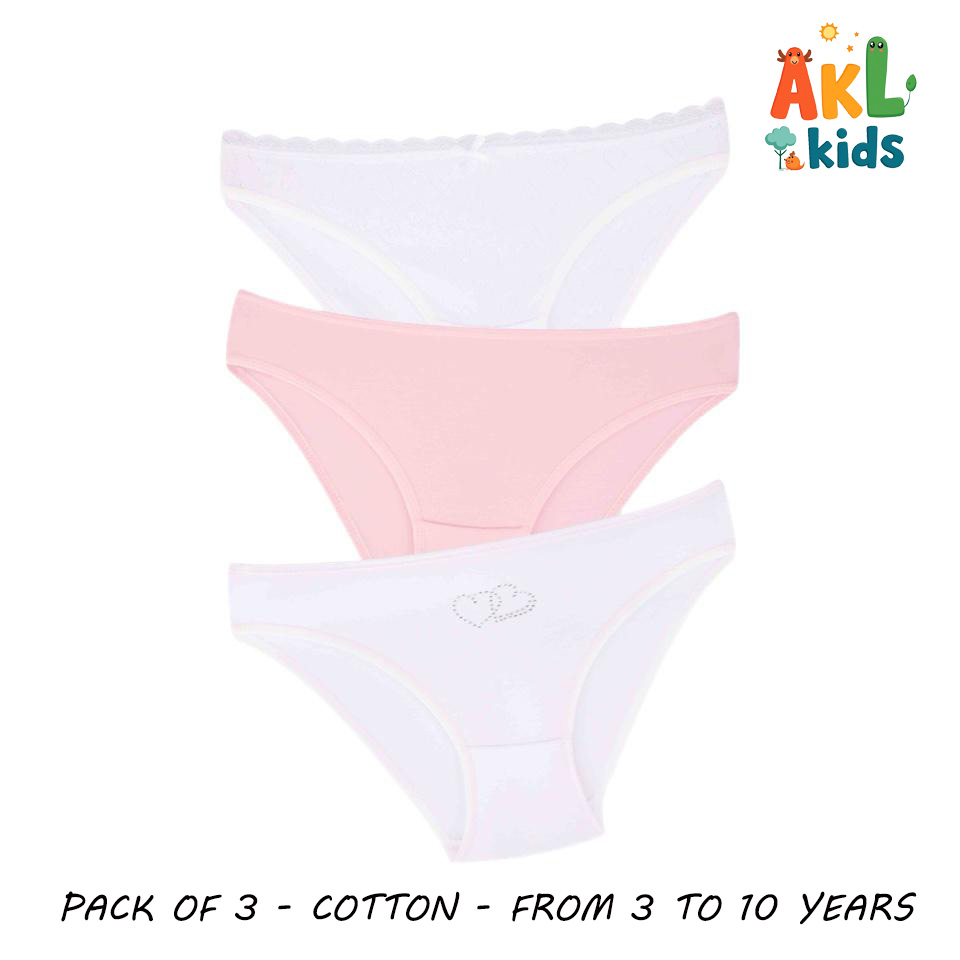 Girl Briefs pack of 3