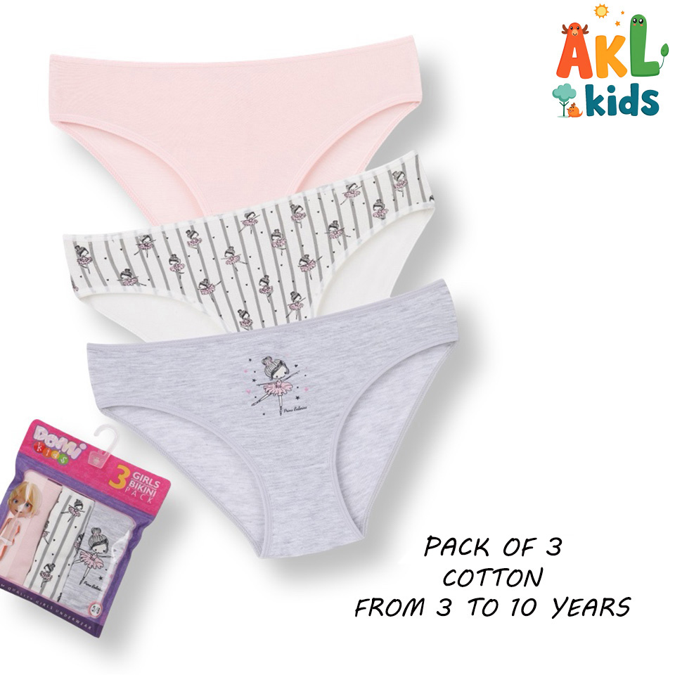 Girl Briefs pack of 3