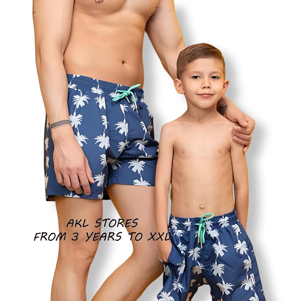 Matching Swimming Shorts - Palms