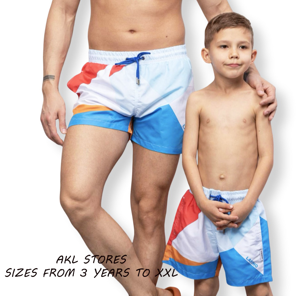 Matching Swimming Shorts - Colorful
