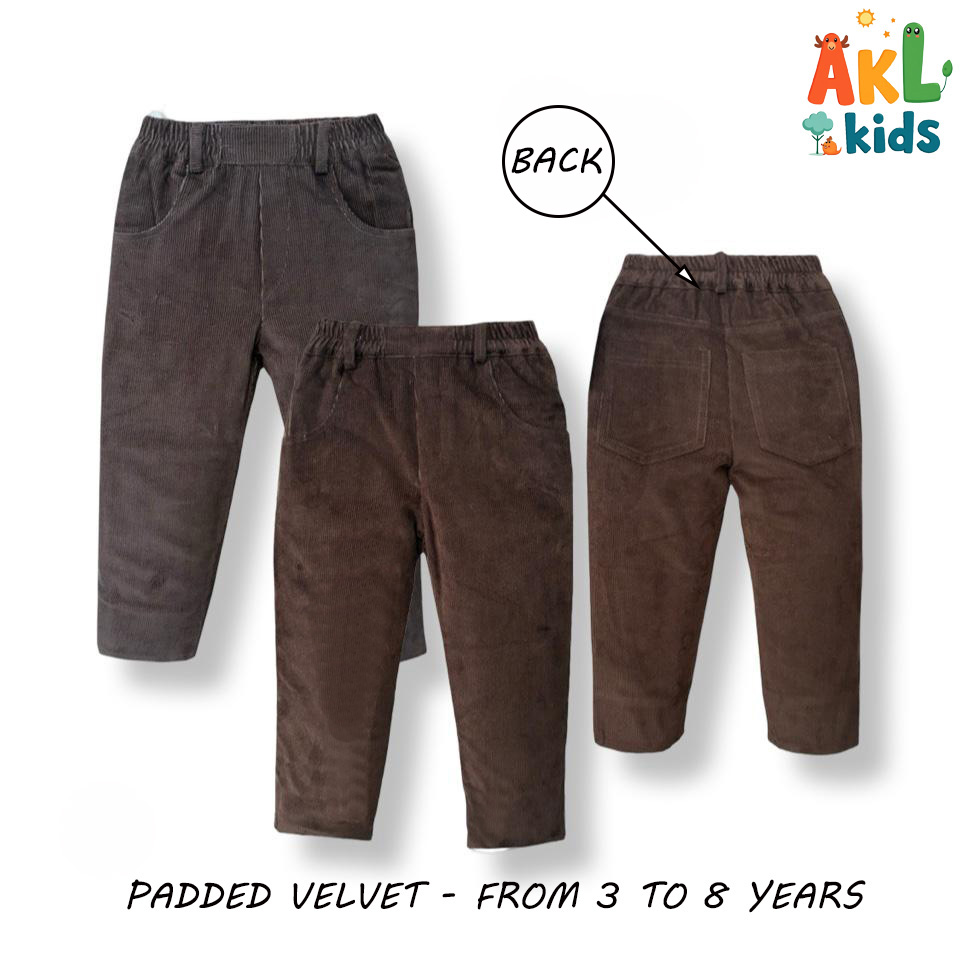 Kid's Padded Pant (Rayed Velvet)