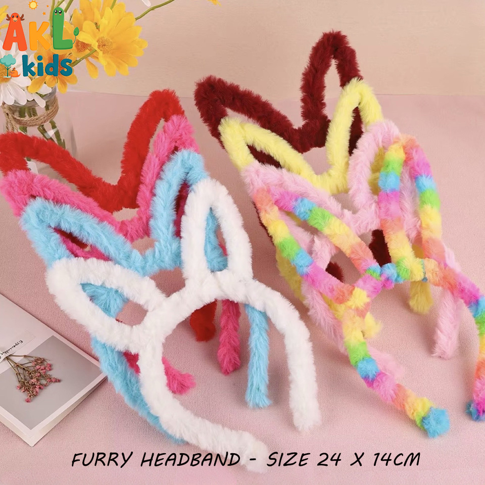 Girl's furry headband