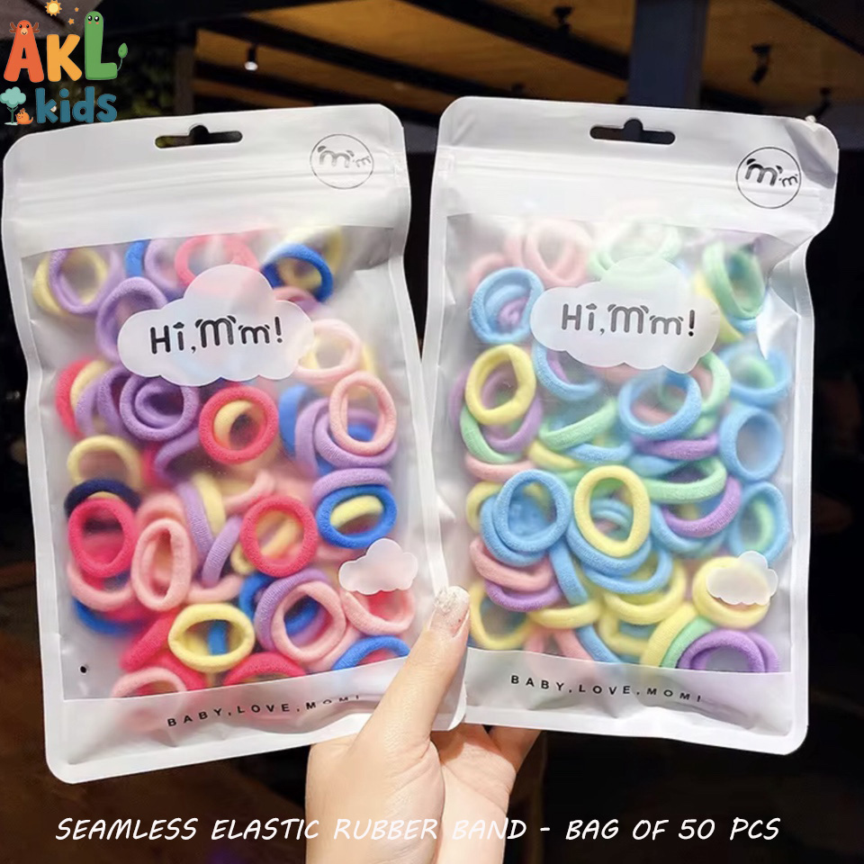 Seamless Elastic Rubber Band - Bag of 50 Pieces