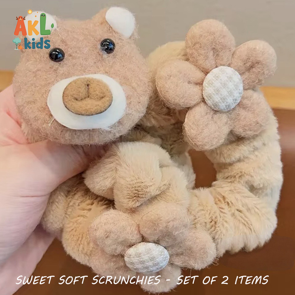 Sweet Soft Scrunchies - Set of 2 items
