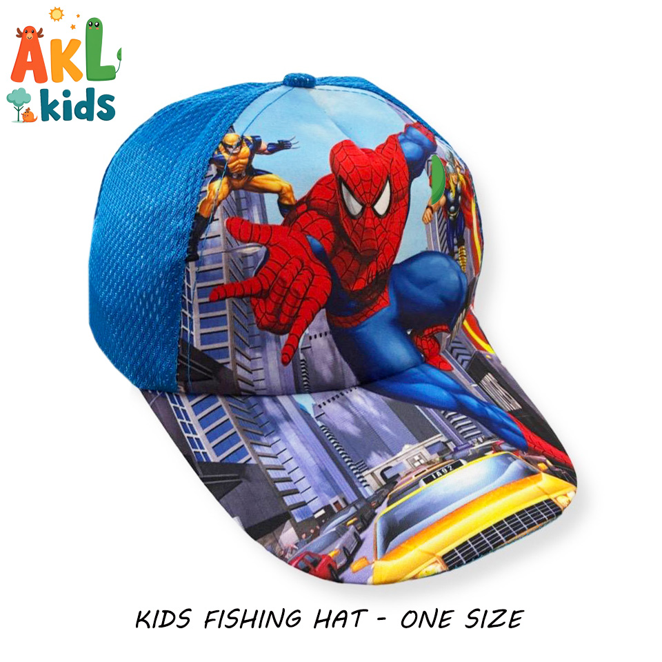 Kids Fishing Hat - Spiderman