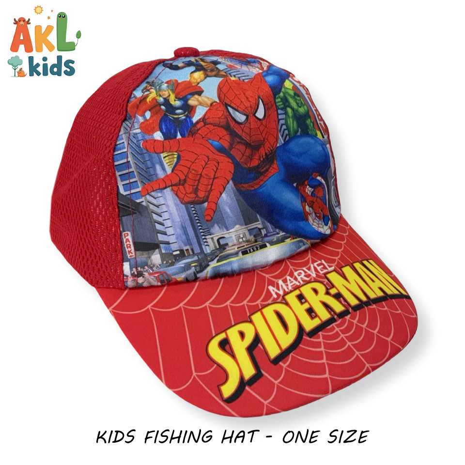 Kids Fishing Hat - Spiderman