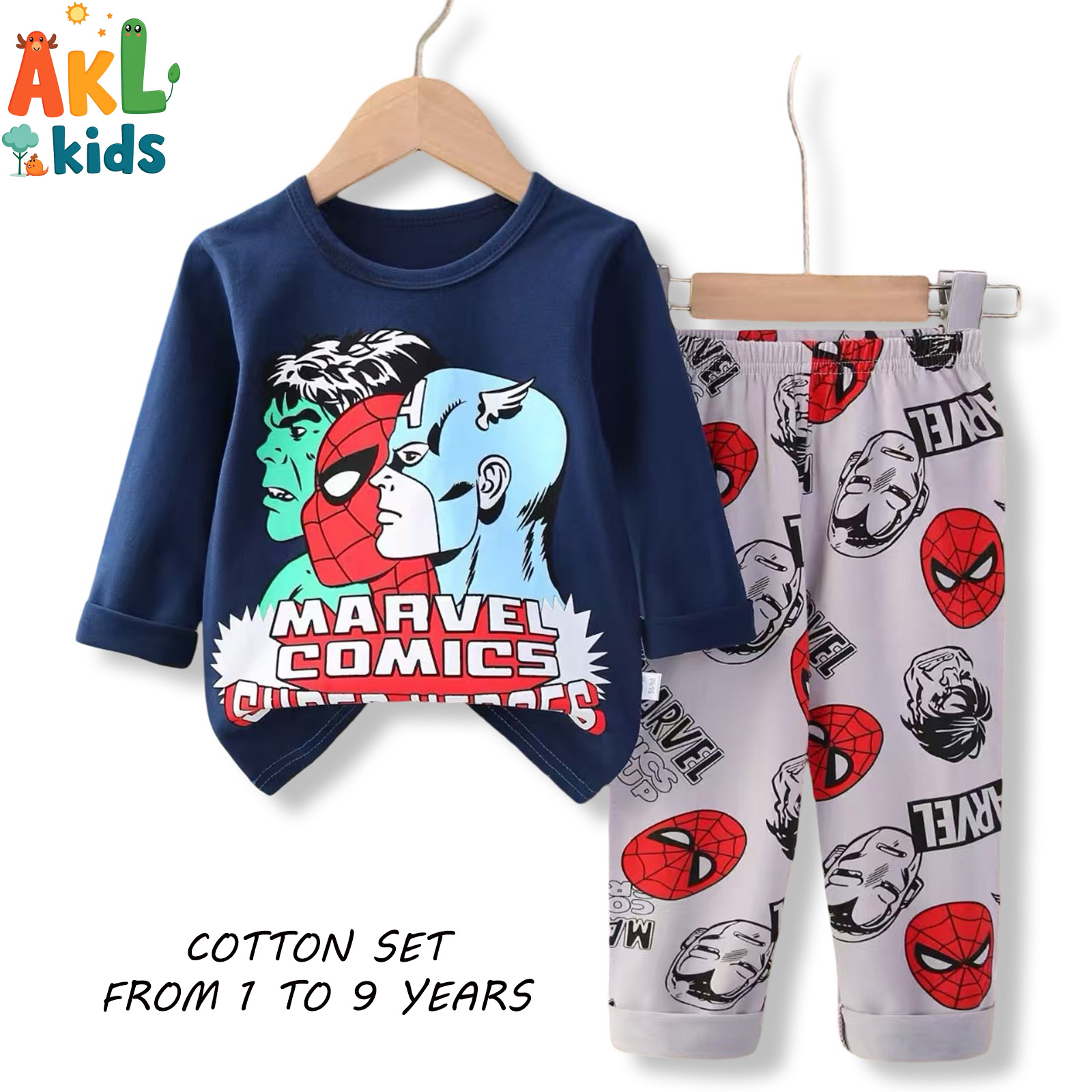 Cotton Pjs Super hero