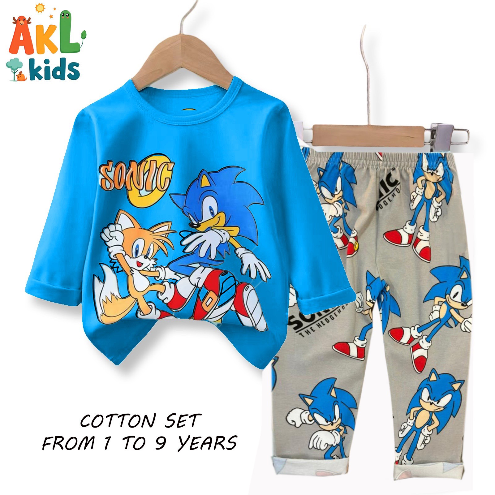 Cotton Pjs Sonic