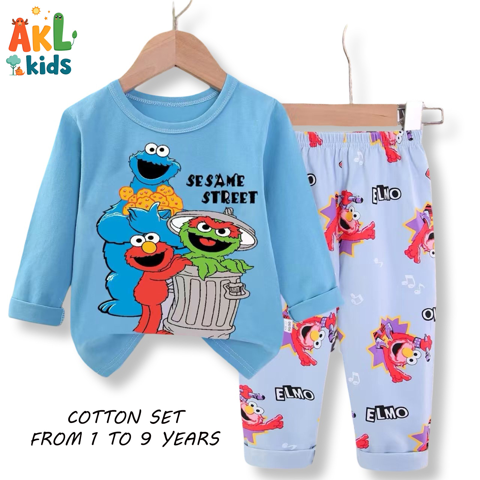 Cotton Pjs Sesame